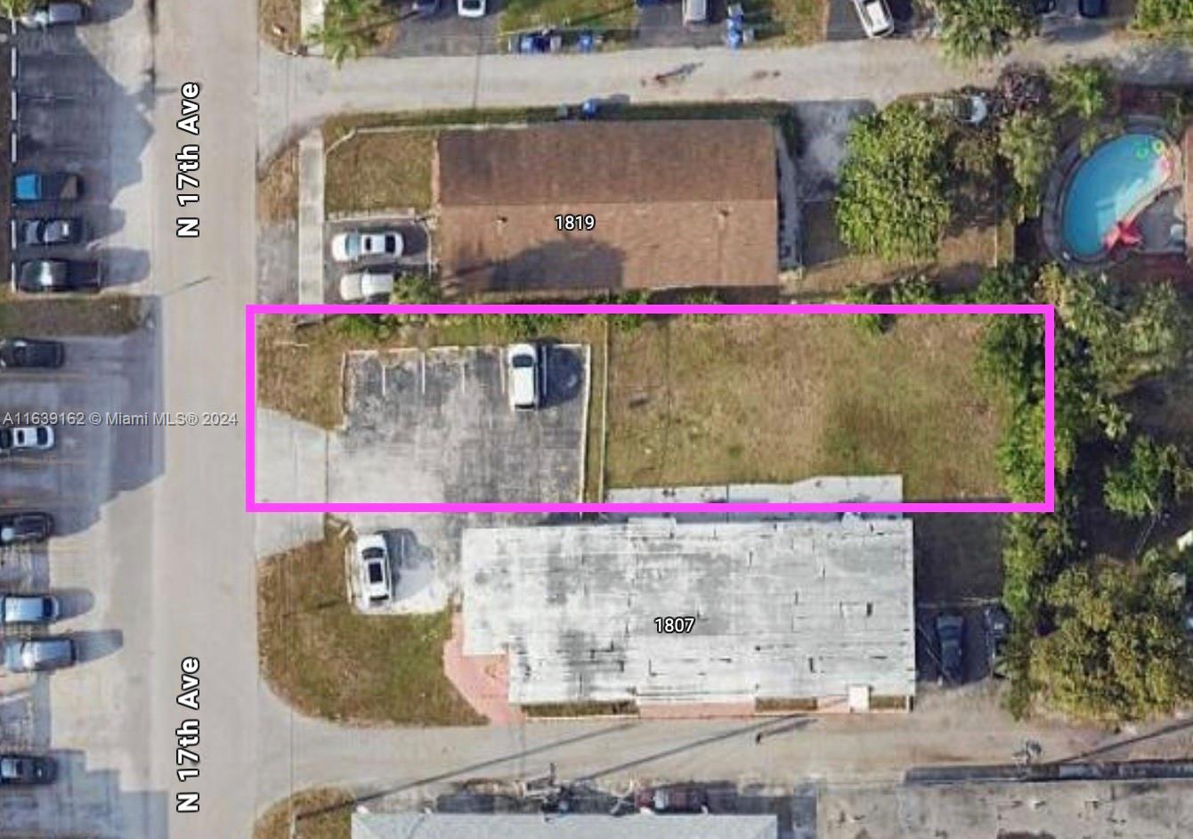 Lot in the heart of Hollywood city - east of US1!
Can be sold together with the 1807 N 17th Ave fourplex and combined together for 1.3 total.
Please use google maps or come and see the property but don't disturb the tenants in the buildings around.
All data in the listing taken from the open resources and are subject to verify by buyer or buyer's agent!