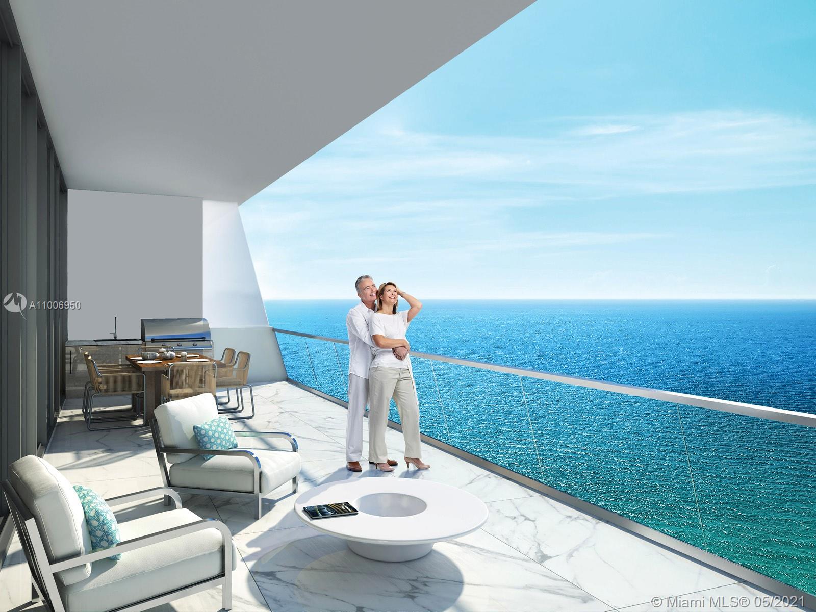 DEVELOPER INVENTORY! DELIVERED UNFURNISHED - DESIGNER READY. Flow through Residence "B" w direct views of the Atlantic Ocean & Intracoastal Waterway. Features 10' CEILINGS, imported Snaidero® Italian custom cabinetry & stone countertops, top-of-the line Gaggenau® appliances, 11' deep oceanfront sunrise terrace w summer kitchen + sunset terrace, spacious walk-in closets.Turnberry Ocean Club Residences is a 54-story tower composed of 70,000 SF of luxury amenities w unrivaled, world-class service incl the 3-story (30-32) private signature Sky Club w sunrise/sunset pools, private dining, health & wellness spa & entertainment. Residents receive membership privileges to Turnberry Isle Country Club, Tidal Cove, & priority access to Fontainebleau Aviation & Turnberry Marina.