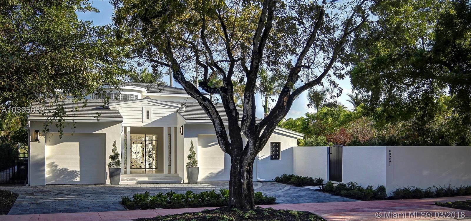 Historically preserved and renovated, this architectural treasure 2 story masterpiece sits on the 3rd fairway of the exclusive La Gorce Country Club&#x2019;s Jack Nicklaus golf course. Architect Robert Gallagher renovated the 4328SF home to include beautiful double entry foyer, spacious floor plan with separate entrance for in-laws/maids quarters, large living room, terrazzo floored media room, and 2 garages. First floor master suite w/private patio on the golf course and separate entrance to the pool area. Intirium designed kitchen includes 6 person marble island, wine cooler, and Wolf & Sub Zero appliances. Other upgrades &#x201C;smart pool&#x201D; w/waterfall, hurricane impact windows and doors, Architronics smart home, Landscape design by Bell Landscape. Preserving while modernizing is this homes forte.