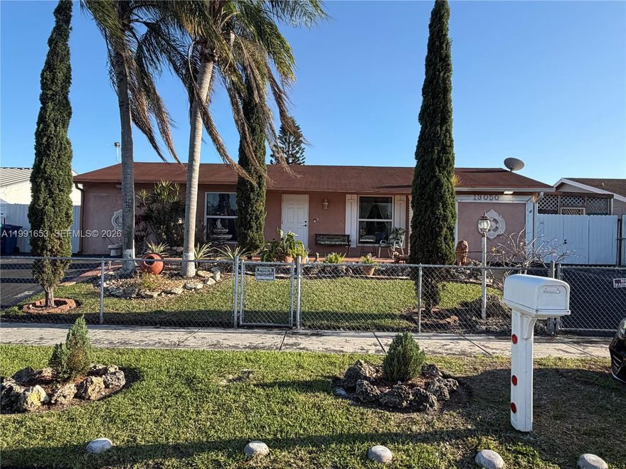 Welcome to 13050 SW 261 Terrace in Homestead! This well-maintained home has been proudly owned by the same owner since 1984, reflecting true pride of ownership throughout. Key upgrades include a roof (2014), impact windows (2019), and a brand-new A/C (2025)—providing peace of mind for years to come.

Enjoy a beautiful pool area, perfect for entertaining or relaxing in your private outdoor space. The property also features an efficiency with its own separate entrance and carport, offering excellent potential for rental income, guest quarters, or multi-generational living.

With a little vision, this home presents endless possibilities to customize and add value.
Seller is motivated—priced to sell quickly!
Sold AS-IS.