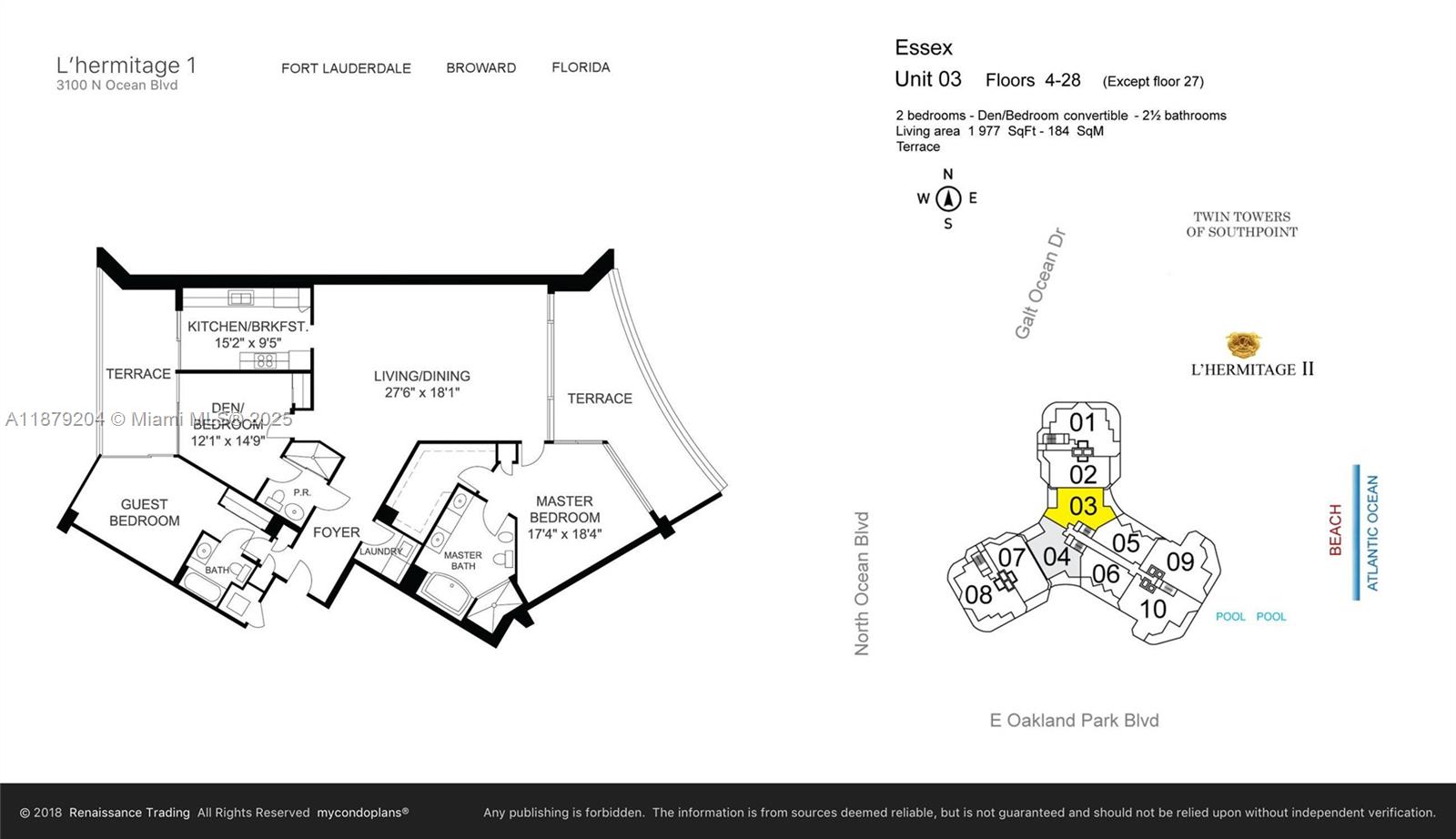 LHERMITAGE I CONDOMINIUM - Residential