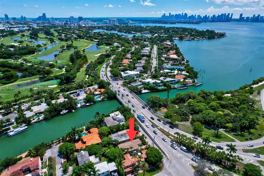 PRICE IMPROVEMENT! Lowest Priced Single Family Home in Mid Beach!! NOT ON MAIN ALTON ROAD! Unlock the potential of this rare opportunity in the highly coveted Garden Avenue district, just south of 41st Street. Nestled on a private cul-de-sac off Alton Road, this 3-bedroom, 2-bath home sits on a 5,250 sq ft lot — perfect for reimagining, renovating, or building your dream home. Room for a pool. Enjoy the ultimate in convenience with walkability to houses of worship, 41st Street restaurants and shops, A+ rated schools, Miami Beach golf course, and, the Beach. Home has a well distributed layout with a step-down den that opens to a rear deck with a Cal Spa Jacuzzi. Just minutes to I-195 and Mount Sinai Medical Campus, this location offers seamless access to everything Miami Beach has to offer.