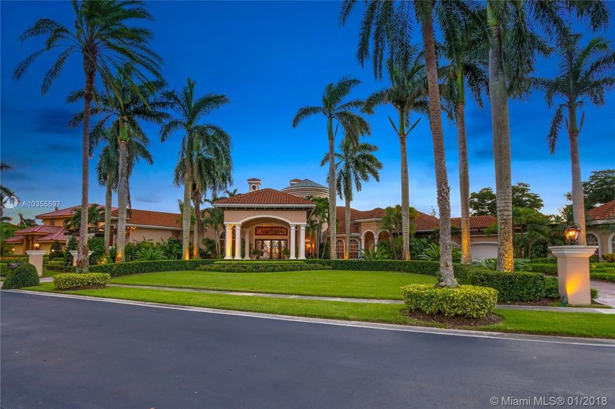 Magnificent waterfront 4BR+Den+Office/4.5Bath/4 Car Garage with 614 sq. ft guest house (1Bd/1BA with living room) on .68 acre in prestigious Eagle's Isle ! Breathtaking 1375 sq.ft renovated screened Florida Room with custom wood ceiling, outdoor fireplace & summer kitchen with bar seating, travertine stone pavers, Ideal Southern Exposure with long lake views. Porte-cochere, circular driveway, New roof in 2014. Full house generator. Top of the line everything! Polished 24 inch marble floors, extensive moldings, built-ins, fireplace, custom window treatments and lighting. Unsurpassed attention to detail! Quality Buddy Cribb Construction.