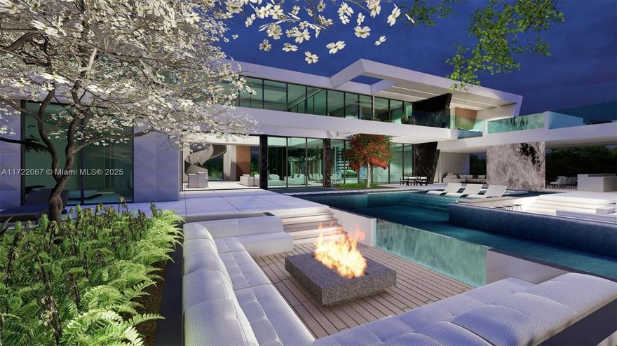 Located within the prestigious Modern Garden Estates and set for completion in 2025, Sol is a two-story estate offering 9,145 sq. ft. of refined living on a lush 1-acre lot. This residence boasts 6 lavish bedrooms, 7 full baths, & 2 half baths. Soaring ceilings & exquisite architecture create a grand atmosphere, while expansive windows bathe the interiors in natural light. The gourmet chef’s kitchen, with bespoke Poliform cabinetry & your choice of top-tier Wolf, Sub-Zero, or Miele appliances, sets a new benchmark for culinary perfection. Resort-quality personal amenities—crafted for the highest level of indulgence—complete the experience. Option to add an elevator & private tennis court as upgrades. Sol embodies privacy, opulence, and timeless elegance. Call to inquire today! *APPT ONLY*