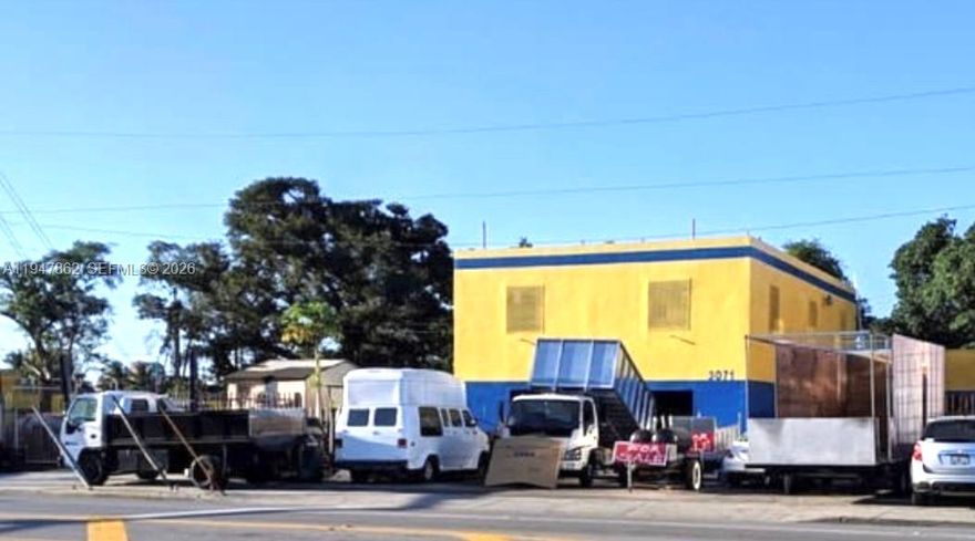 Centrally located warehouse in Industrial District. Property includes adjacent folio: 30-3116-009-2370, which is an additional 3,225 Sq.Ft. Property due for 40 Year Recertification, SOLD AS IS.