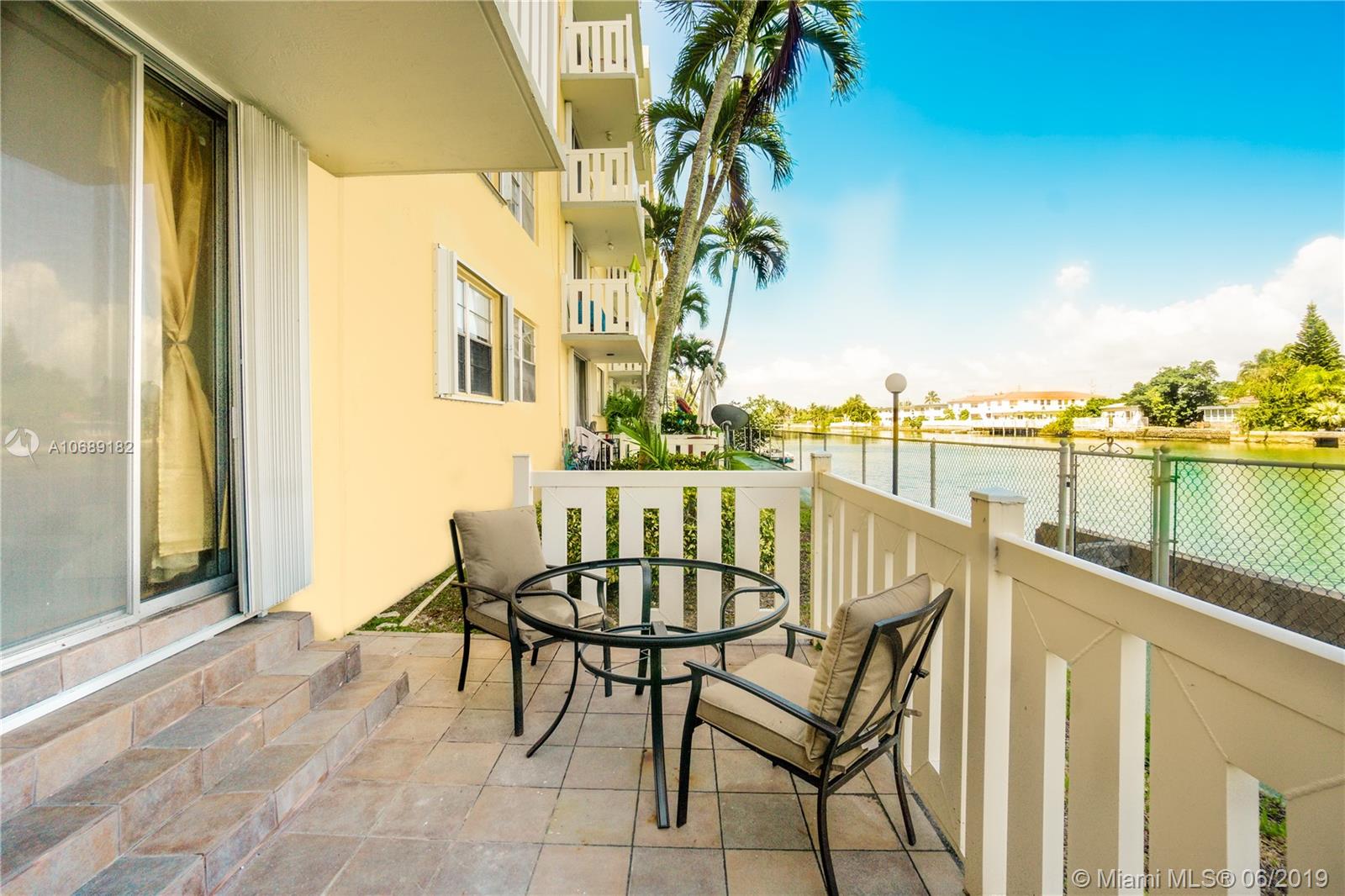 This lovely Miami Beach condo features beautiful water views as soon as you open the front door. The open living plan makes the unit feel even larger than you'd expect. The unit also features a large master bedroom, 1.5 baths, tile flooring throughout, and accordion shutters. Investors will love that units can be rented immediately. Excellent location, close to shopping, dinning, walking distance to the beach. Building amenities include social hall, large pool deck overlooking the water and an outdoor BBQ area.