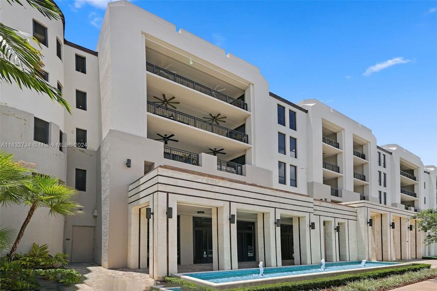 This is a modern Mediterranean condo with 32 units. Built in 2017. It is located in the heart of Coral Gables, within walking distance of the Coral Gables business district, restaurants, boutiques, art galleries, and other entertainment.
This unit is a 2 bedroom plus a den, 2 ½ baths, total area of 2,393 sq ft.
Features of unit:
Modern open-plan unit with plenty of natural light. Private elevator access. 24-hour security.
Two (2) reserved parking spaces (covered).
Beautiful white marble floor 48” X 48” and engineering wood floor in bedrooms/spacious walking closets. European kitchen with stainless-steel appliances (Bosch). Additional closet in den, designed by California Closet. Walk-in laundry room, with sink. Spacious outdoor living terrace with folding glass doors NanaWall.