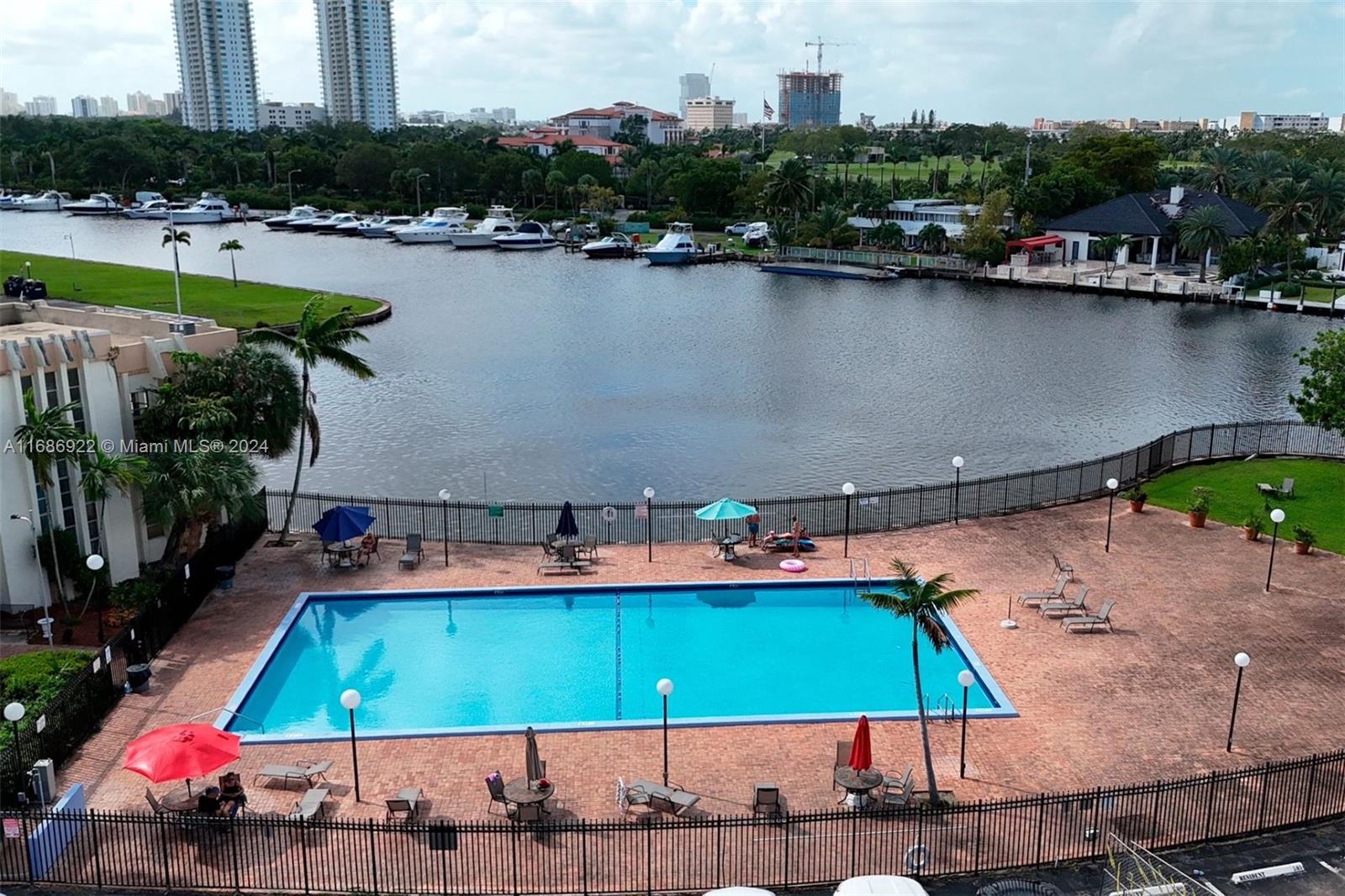 Unit in the building with exceptional views overlooking the inter-coastal waterway . This immaculate turn-key condo in the heart of Hallandale Beach, offers spacious, light and bright living room with dining and den area. Each bedroom has walk-in closets, full bathrooms and screened balconies with amazing views. Close to Fort Lauderdale Airport, children's walking park, supermarkets, Walmart, Aventura Mall, Casinos, Beaches, shopping centers great Restaurants, and etc... HOA fees include a basic cable and water, resort style pool area, tennis courts, sauna, and much more... Don't miss out to own the Best unit in the community!