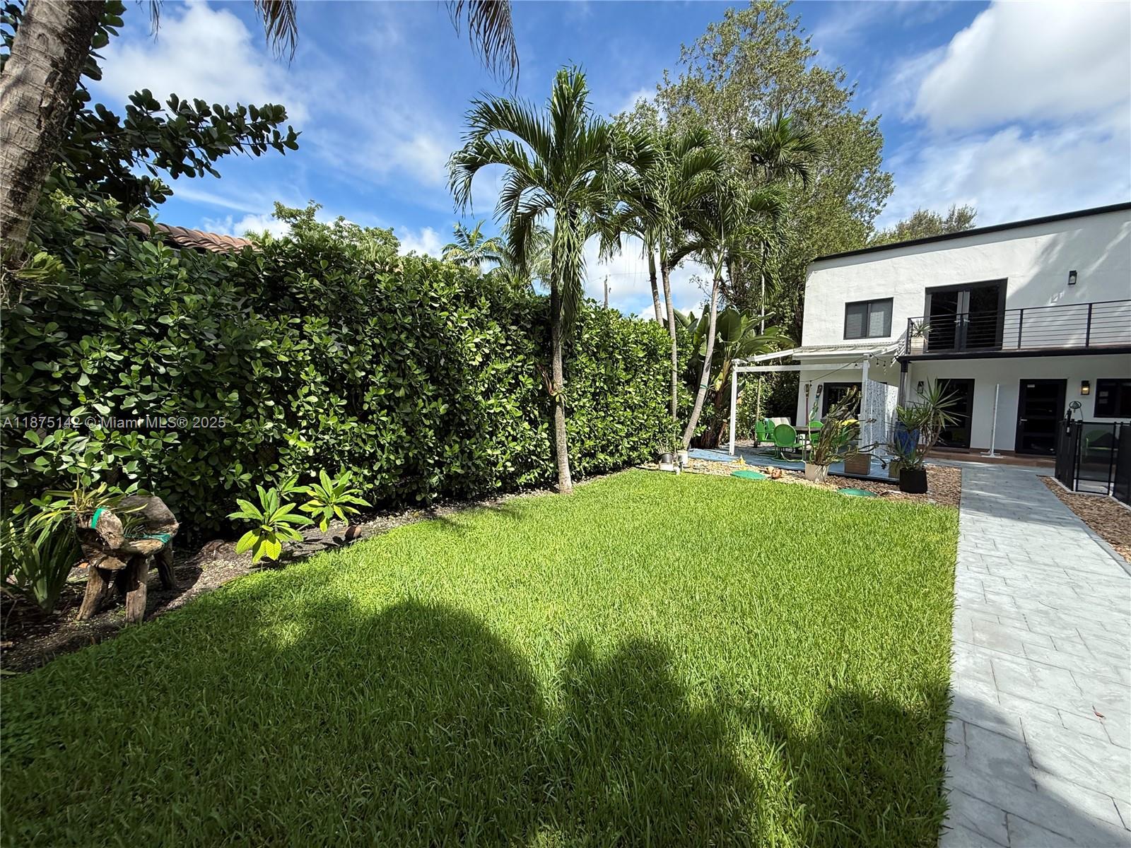 Welcome to your private retreat in the heart of Coconut Grove! This modern 2-bedroom, 2-bathroom duplex perfectly balances sleek design, everyday comfort, and the relaxed charm the Grove is known for.
Step inside to a light-filled layout featuring a contemporary kitchen with premium appliances, an in-unit washer and dryer, and an on-demand tankless water heater. Rented —furnished, unfurnished, or partially furnished—and includes electricity and water. The home is set on a quiet, picturesque street with a gated yard and secure keyed entry. Surrounded by lush tropical landscaping and a private terrace with a retractable awning. This tranquil oasis is close to everything Coconut Grove has to offer—from vibrant dining and shopping to the Metrorail and University of Miami.