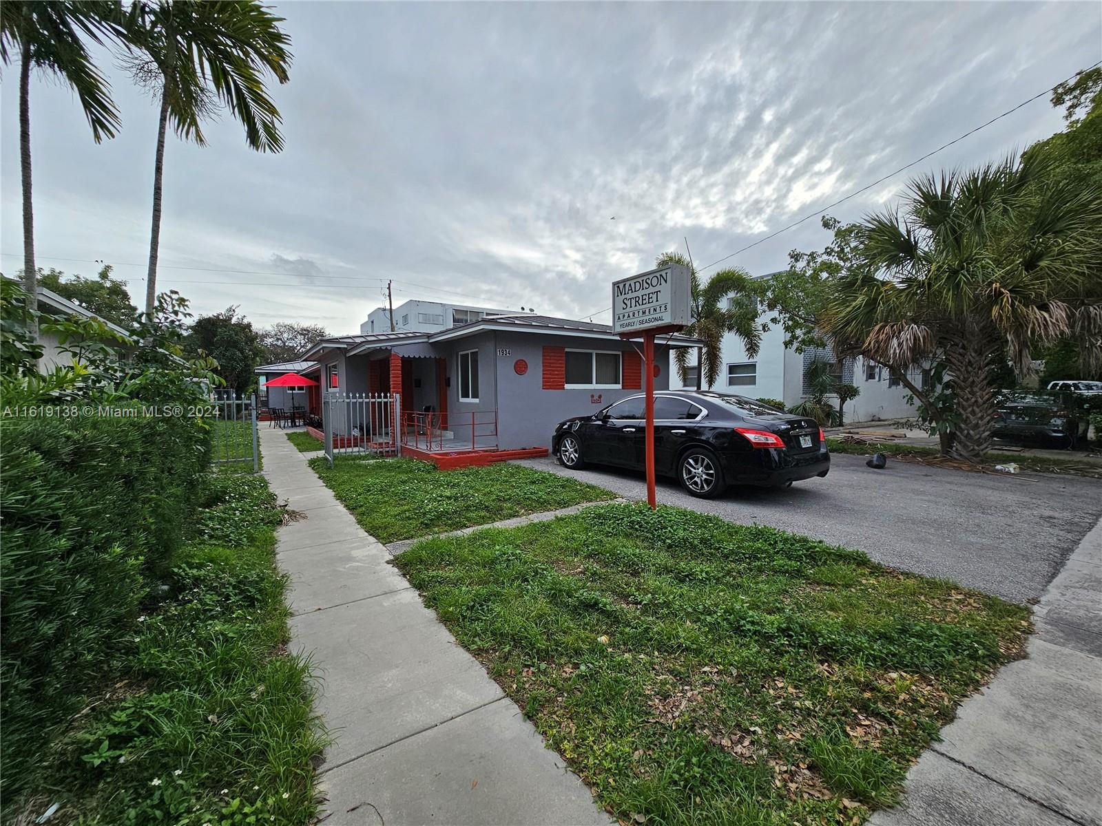 Madison Street Apartments: 5 UNITS. Multifamily Gem in Prime Hollywood Location. Welcome to 1934 Madison St, a prime investment property located in the vibrant East Hollywood neighborhood. Just 5 minutes from the stunning Hollywood Beach, this property is an ideal choice for savvy investors or anyone looking to enjoy the best of Florida living. Key Features: Situated in East Hollywood, this property is only a short drive from Hollywood Beach, offering the perfect blend of urban convenience and beachside relaxation. Condition: The property is maintained in mint condition, ensuring a hassle-free experience for future owners or tenants. The building features impact windows throughout and a durable metal roof, providing excellent protection against Florida’s weather conditions.