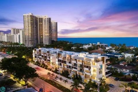 Walk to beach from this luxurious new construction boutique residence. Rare "East of A1A" location moments from Fort Lauderdale's beautiful beaches. Smell the ocean breeze from your master balcony. Spacious outdoor patio equipped with outdoor kitchen and large dining area. Perfect for entertaining or basking in the sun and watching the clouds drif byt. Semi-private elevator entry. All three bedrooms have en-suite bathrooms and balconies. Walking distance to nightlife and Michelin rated restaurants. Italkraft Cabinetry. Sub Zero refrigerator and & Wolf Gas range. Wine cooler. Fully stocked kitchen. Just bring toothbrush. Clubroom, gym & pool and jacuzzi. Very secure and safe building provides peace of mind. Parking for two cars. Available to move in Sept 20th.
