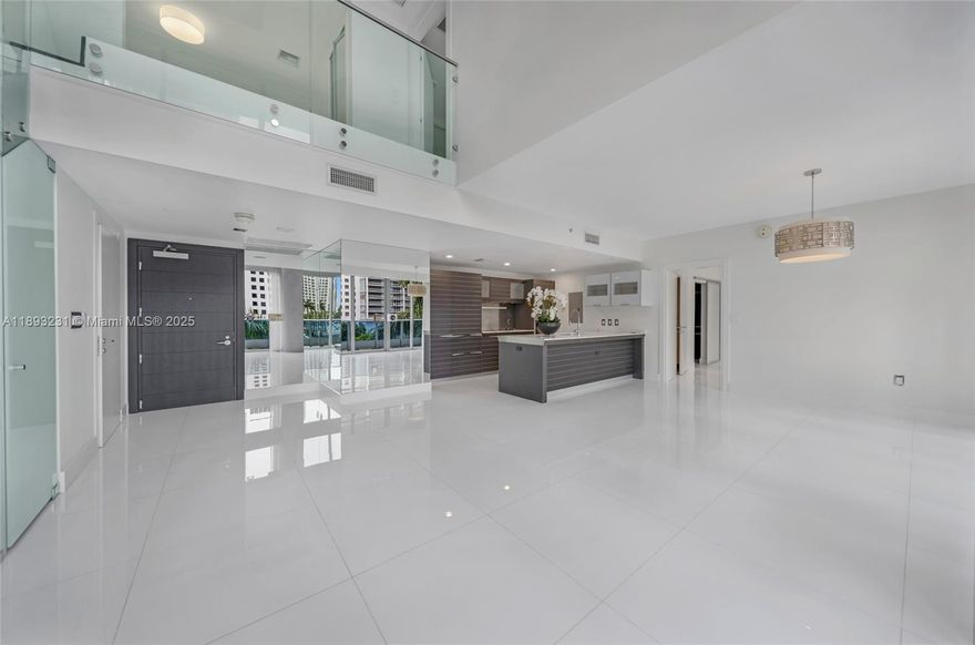 Amazing opportunity to Rent 2-Level Townhouse at EPIC Residence. Direct water views from the living room and bedrooms. Spacious 2Bed + den + 2.5Baths floor plan. One bedroom with private bathroom and walk-in closet on the main level + a powder room for guests. Kitchen features Sub Zero, Miele and Italian Snaidero cabinets. Master bathroom features oversized jacuzzi and rain shower. Plenty of upgrades and very spacious unit. Same level parking space on the first floor of the parking garage...no need to take elevator! Includes one storage space, water, and internet.