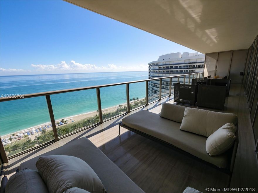 Back on the market and reduced again; owner motivated! This St. Regis Favorite is a True 4 Bedroom (plus a maids quarter- 5th bedroom) GEM directly across the famous Bal Harbour shops. The current and ONLY owner has tastefully modified the developer’s floorplan, maximizing living space (3,556 sqft under AC, 4801 total area), in a harmonic and elegant way. It was so well planned that even the kitchen can be temporarily closed off/isolated from the livingroom. Once you visit this masterpiece, you will understand the extent of the upgrades, not sparring any detail in finishes and décor.  Enjoy incredible sunrises from its 500 sqft terrace and breathtaking sunsets, bay, and city views from its other 700 sqft terrace on the 19th floor in the preferred South building.