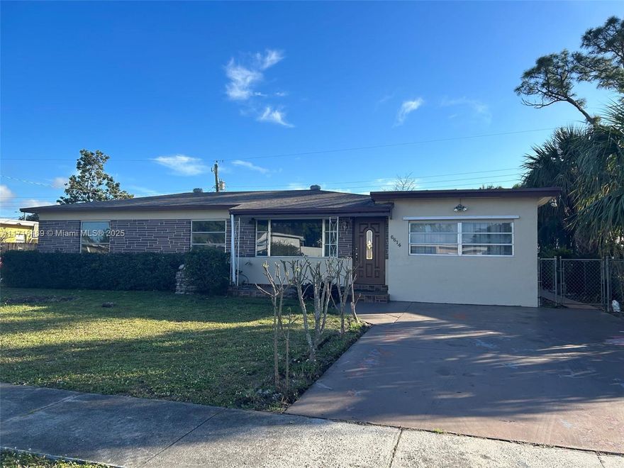 New price adjustment!! This lovely Miramar home consists of a 3bed/2bath main home AND separate 1bed/1bath efficiency/in-law suite. Total bedrooms and bath is 4/3. The main house is well maintained with an updated kitchen, family friendly layout and multiple living areas. The efficiency has a separate entrance, full bath and a small kitchen. The property has plenty of parking for several cars. The property has a nice screened patio with a large backyard. Come see this property's potential to be your home that also generates income!