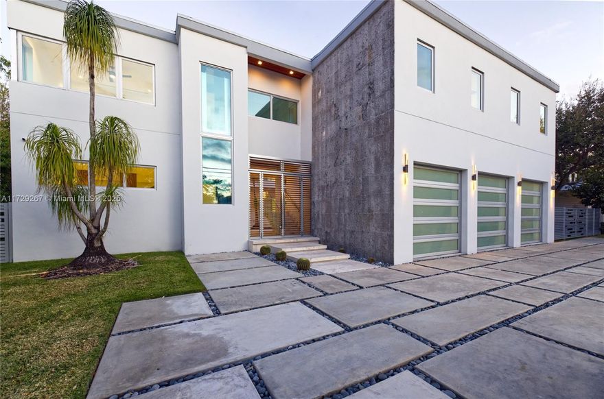 This stunning 6-bed, 6-bath home features 10-foot ceilings, Italian marble floors, a chef’s kitchen with custom cabinetry, quartz countertops, and Subzero & Wolf appliances. A glass elevator adds elegance.
The Primary Suite includes two balconies, Italian closets, and a spa-like bath. Each of the five additional bedrooms has an ensuite bath.
Enjoy a sunlit courtyard, saltwater pool, hot tub, and Italian porcelain decking. Additional features include a 3-car garage, summer kitchen, sauna, A majestic pool, two laundry rooms, and a patio for entertaining.
Close to top schools, shopping, and dining, this home offers luxury and convenience.