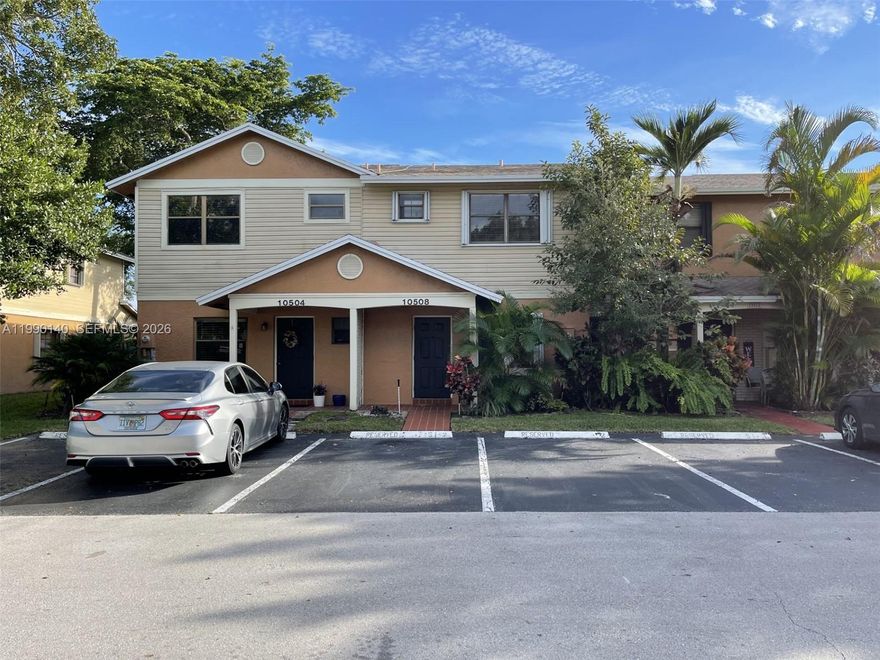 2 Bedroom / 2.5 Bath Townhome on a beautiful lake.  Refurbished kitchen.  Screened patio with a beautiful lake view.  Full size washer/dryer in unit.  Accordion Hurricane Shutters.  Tile downstairs and laminate floors on 2nd floor. 2 reserved parking spaces outside your door.  Across the lake you will find the community amenities Pool, Tennis courts and Playground. Well located with good schools. Close to Pembroke Lakes Mall & the new Pembroke Pines City Center offering grocery, retail shops, restaurants, entertainment. Available for quick occupancy.  No Association Approval Required.