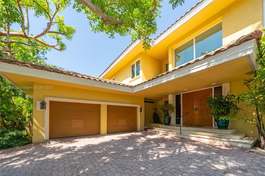 Nestled in the exclusive guard-gated community of Cocoplum, this residence offers an exceptional design featuring voluminous ceilings & abundant natural light on both levels. The well-conceived layout seamlessly connects expansive living spaces, creating an effortless flow that extends into the contemporary eat-in kitchen. With 6 bedrooms, 5.5 bathrooms, including a lavish primary suite with marble bath, dual walk-ins, and private balcony, comfort abounds. Two of the home’s bedrooms are conveniently located on the 1st floor, one offering direct access to the property’s pool & patio area. Featuring impact windows & French doors throughout, 2-car garage & ideal location on a quiet cul-de-sac in the highly-coveted Phase II of the Islands of Cocoplum, this is the home you’ve been waiting for!