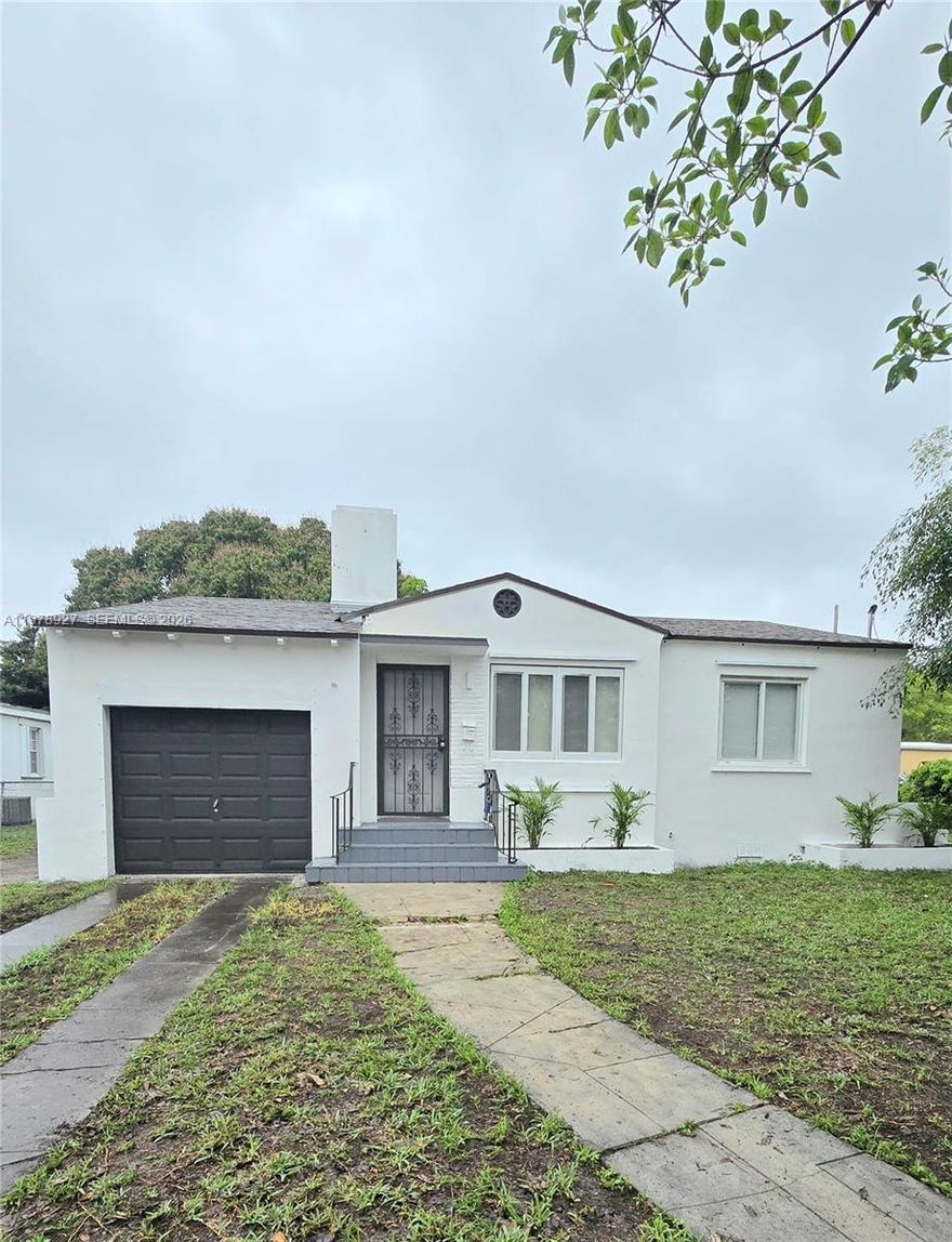 NEWLY RENOVATED**BRAND NEW ROOF(WILL BE COMPLETED THIS WEEK)**HURRICANE SHUTTERS**MOVE IN READY**
This 3 bed, 2 bath home sits in the heart of the city at the intersection of Buena Vista, Wynwood, & Allapatah. Brand new kitchens and baths. A/C is from 2023. Plumbing and electrical recently updated.  Great starter home or investment property. Easy access to major highways for easy commuting, shops, schools and houses of worship. 10 minutes from Miami Airport.  Back room can be rented as an efficiency for additional income. 1 car garage for added storage.***SELLER WILL CONSIDER PAYING SOME CLOSING COSTS***