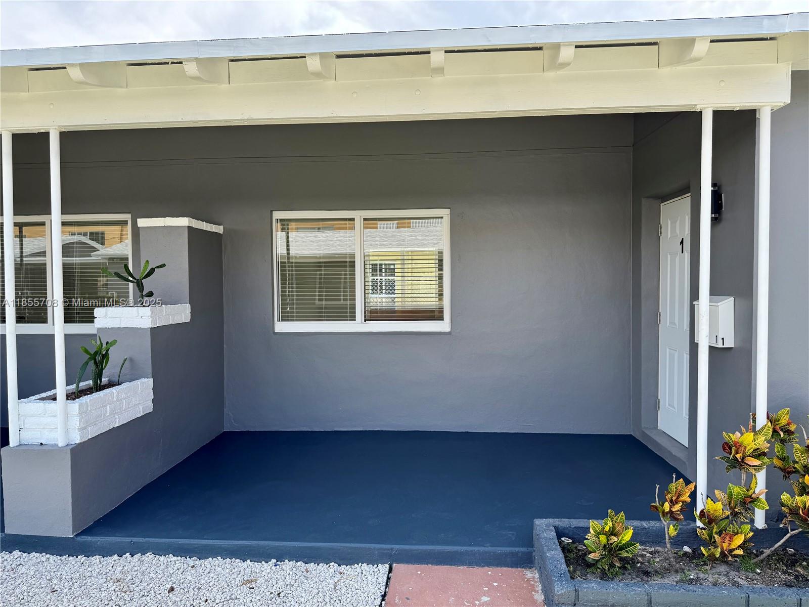 This 1 bedroom, 1 bath unit has been freshly painted and upgraded with brand-new impact windows and an improved electrical system for safety and efficiency. The unit feels bright and clean, ready for you to move in! It includes a convenient attached carport. Water is included in the rent.