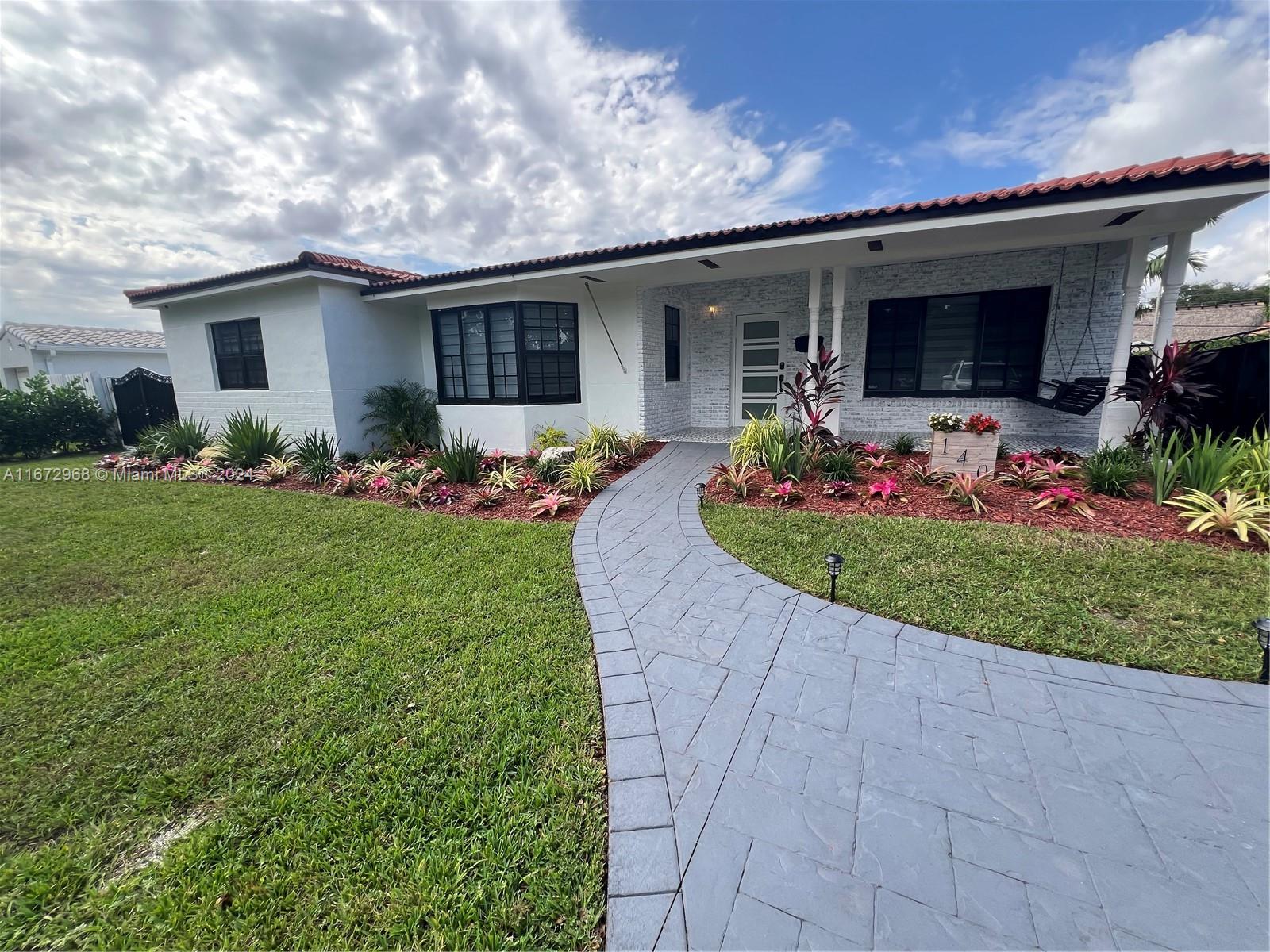 Rental Property at 140 Pocatella St 140, Miami Springs, Miami-Dade County, Florida - Bedrooms: 4 
Bathrooms: 2  - $6,000 MO.