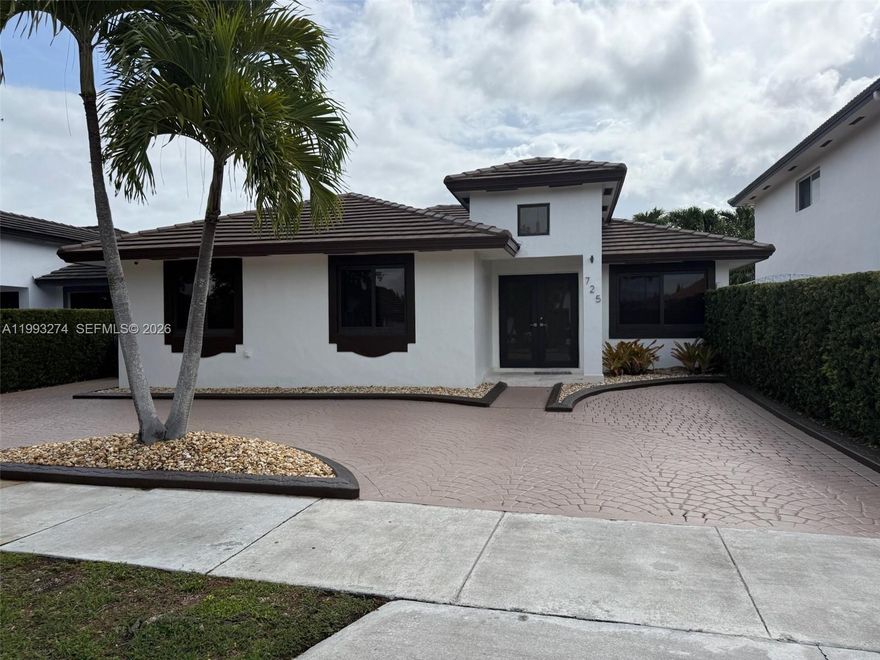 This 3-bedroom, 2-bath pool home offers 1,626 SF of living area (1,705 actual SF) on a 5,264 SF lot. The home stands out with inviting curb appeal, a spacious paver driveway, tropical landscaping, and manicured privacy hedges. Its single-story layout offers comfortable everyday living, while the pool creates a great outdoor space for relaxing or entertaining. Well located with access to FIU, Tamiami Park, Dolphin Mall, and Miami International Mall.