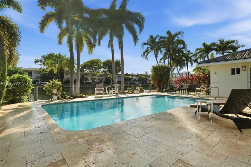 Set On The Widest And Deepest Natural Canal In Harbor Village With Approximately 140 Feet Of Canal Width. This Is The Same Channel That Hosts The Local Fuel, Bait & Ice Station. Meaning You’re Fueled, Stocked & On Your Way In Under 60 Seconds! With 75 Feet Of Waterfront & No Fixed Bridges, This Is Rare, High-Function Boating Real Estate.
What Makes This Home Stand Out Even More. The Seller Made Smart Money Investments Where It Actually Counts. The Unsexy Stuff That Drives Real Value & Long-Term Confidence. New Roof In 2022. Underground Drainage. New Exterior Paint. Euro Tech Impact Windows & Doors. Hurricane-Rated Garage Door. Natural Gas Service. The Big-Ticket Items Are Done. Thoughtfully. Intentionally.
Now Add The Lifestyle. A Heated Saltwater Pool. One Of The Largest In The Neighborhood with Ability To Be In The Open Ocean In No Time? Inside Delivers On Style & Function. A Chef-Ready Kitchen With New Thermador Suite Appliance Set. A One Of a Kind Granite & Quartz Island With Incredible Storage. Hunter Douglas Blinds Throughout + Custom Bar Featuring Authentic Vintage Chicago Ceiling Tiles From The 1900s Because Character Still Matters.
The Private Primary Suite Is Light-Filled & Peaceful With Skylights That Make Every Morning Feel Effortless. Freshly Painted. Completely Move-In Ready. Just Bring Your Toothbrush.
This Is Waterfront Living With Brains, Beauty, And Balance. Smart. Sexy. And Perfectly Positioned On The Water. Flamingle On Over!