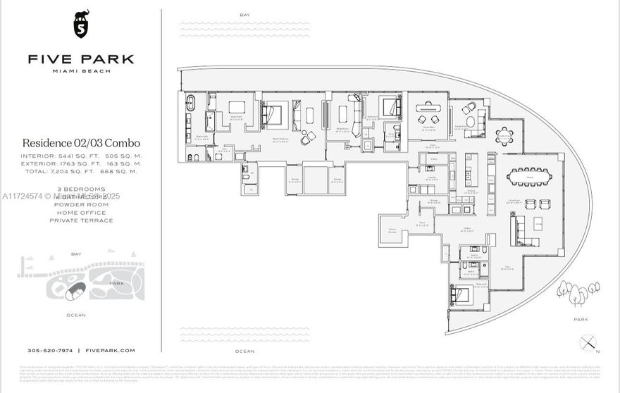 Stunning MOVE-IN-READY 3-bedroom, 4-bathroom residence at Five Park Miami Beach, featuring a private terrace, powder room, and a dedicated home office. Located in the coveted South of Fifth neighborhood, Five Park is Miami Beach’s tallest tower at 48 stories, blending timeless luxury with a modern approach to development. Enjoy world-class amenities including a beach club with house car service, a three-acre Canopy Park with a Monstrum playground, outdoor gym, running track, dog park, and more. Don’t miss this exceptional opportunity for elevated living in one of Miami Beach’s most prestigious locations.