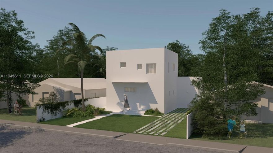 Located in the Magic City Innovation District! Minutes away from the Design District, Wynwood, MiMo District and 10-15 minutes away from the beach. Plans for single family available as well as ready for DOB filings, full architectural, structural and MEP. More zoning information in broker remarks.