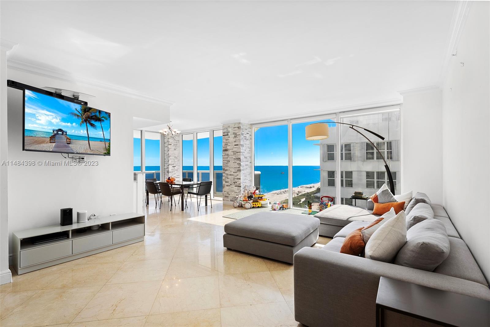 Property for Sale at 4775 Collins Ave 1603, Miami Beach, Miami-Dade County, Florida - Bedrooms: 3 
Bathrooms: 3  - $3,240,000