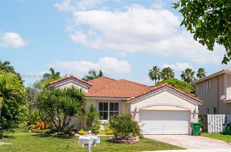 Discover a rare opportunity this 4 bedroom, 2 bath, is a true tropical oasis in a highly desirable HOA community—a find nearly impossible to replicate. This property features an established, mature edible landscape and lush ornamental plants that create a private garden retreat right at home.

The backyard is a fruit lover’s dream, boasting:

Two mature Sapodilla (Sapote) trees

Four fruit-producing Mango trees

Three Avocado trees: Two mature (including a traditional Florida variety) and one young tree with future potential.

A mature Loquat tree and several Papaya trees

Multiple Banana varieties: Including the sought-after "apple banana."

Beyond the harvest, the grounds are enhanced by stunning Crab Claw Heliconia and two varieties of Hibiscus (vibrant pink and orange). These edible hibiscus blooms add a unique touch for both gardening and culinary enthusiasts.

This expansive backyard offers a rare combination of beauty, privacy, and sustainability. While the outdoor space is already a masterpiece that would take years to recreate, the home itself provides generous living space and solid bones. It provides the perfect canvas for buyers to personalize the kitchen and bathrooms to their tastes.

Own a home with character and a one-of-a-kind backyard paradise. This is a unique find for those seeking the convenience of a neighborhood with the soul of a private tropical plantation.