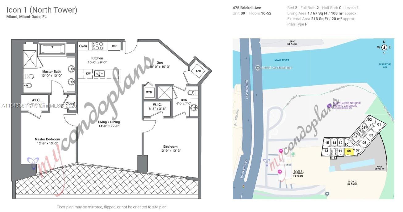 ICONBRICKELL CONDO NO 1 - Residential Lease