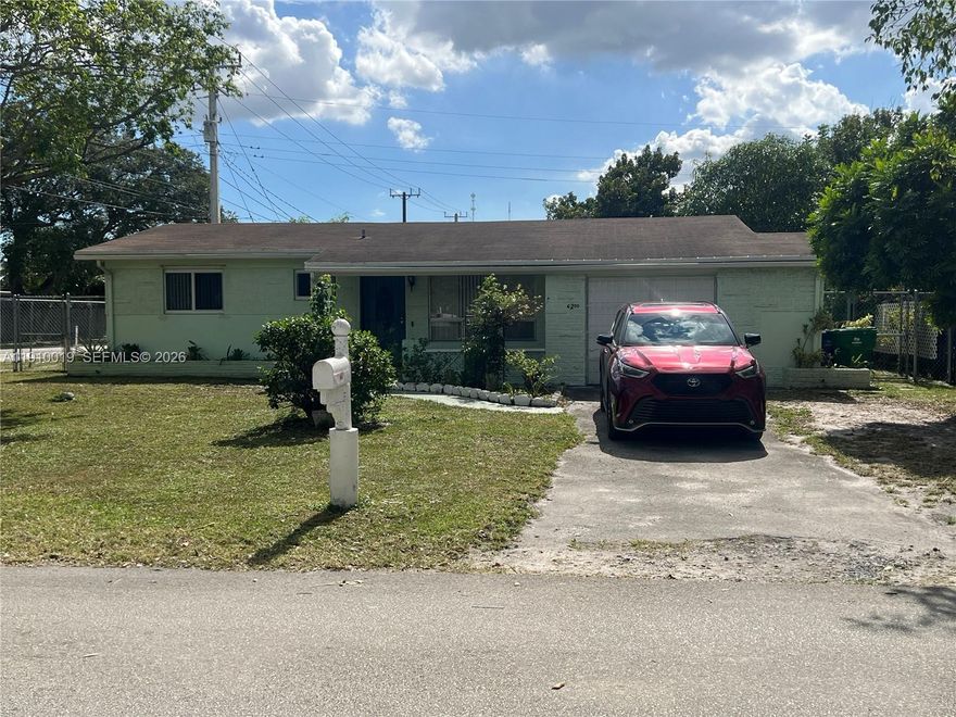 ** THIS IS WHERE VALUE MEETS OPPORTUNITY **** Solid concrete block home with stucco exterior and shingle roof. Features a spacious Florida Room and a 270 sq. ft. one-car garage that can easily be converted into a third bedroom, office or private living space.

Interior includes tile floors, remolded bathrooms and smooth drywall finishes throughout. Updates also include 9 impact windows and doors (2018), a new shingle roof (2012), and conversion from septic to sewer. The yard is fully fenced with an 88-foot chain-link fence.

Well-maintained and located in a non-flood zone (X Flood Zone) for added peace of mind.