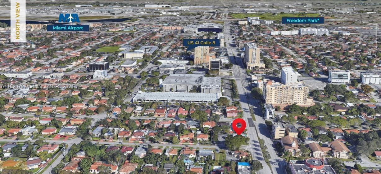 Conveniently situated on S Le Jeune Rd, one of the most vital North/South transit arteries in Miami Dade County, and the primary entrance to Miami International Airport.
The Free standing building’s primary frontage provides billboard-like exposure featuring traffic counts of over 40,000 cars daily. In addition, Le Jeune road is a primary connector to the 836 & 826 Hwys.
Efficient building to lot distribution features 1,845 +/- sq ft of office while providing more than ample parking on its 14,285 sq ft lot.
Ideal location for owner users various industries: Medical, Insurance companies, attorneys, Wellness, Med Spas, accountants, engineers, or any professional use.
Land footprint and location provide future upside in potential redevelopment.