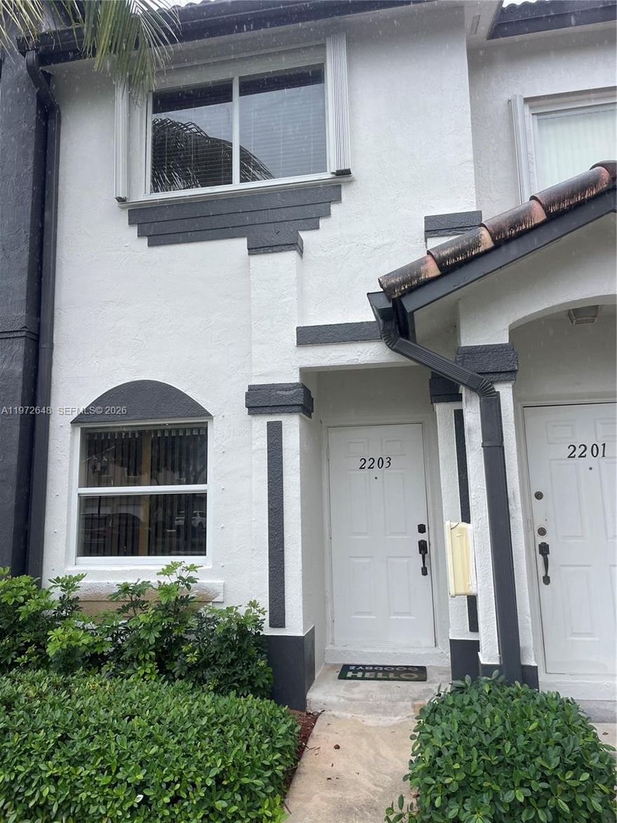 Discover the charm of this stunning townhouse located in TownGate in Keys Gate. This beautiful residence features 3 spacious rooms and 2.5 baths, including a convenient half bathroom downstairs. The master bedroom boasts a walk-in closet, providing ample storage space.The townhouse is adorned with modern touches, including stainless steel appliances and elegant wood laminate floors, creating a stylish and comfortable living environment. Enjoy the peace of mind that comes with residing in a gated community with 24-hour patrol services. Additionally, this property offers the convenience of 2 assigned parking spaces, ensuring hassle-free parking for residents. Don't miss the opportunity to call this townhouse home – a perfect blend of modern living and security in a desirable location.