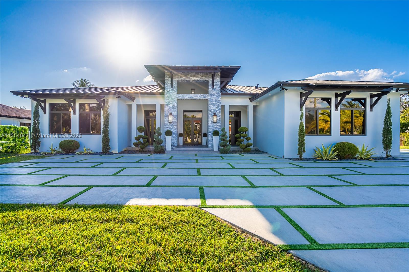 Experience the ultimate in luxury living with the convenience of a smart home system in the stunning custom-designed new construction home beautifully blending modern architecture with timeless elegance. Nestled on a sprawling 1 Acre of lot in the prestigious Belen area, this home is a masterpiece of sophistication, featuring 5 bedrooms, 5 full bathrooms, and 5200 square feet of opulent living space. Greeted by the sumptuous interiors, showcasing impeccable attention to detail and craftsmanship. Every inch of this home exudes elegance, offering spacious areas for family gatherings and lavish entertaining. The large covered patio and modern pool provide a tranquil oasis. This magnificent property is the epitome of elegance and sophistication, a true masterpiece of luxurious living.