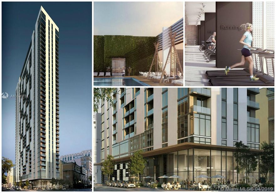 Gorgeous 2 bedroom/2 bath unit at the hip Centro Downtown Miami. Offers the walkable true city living with easy access to many restaurants and business centers. Modern Italian kitchen and bathroom, stainless steel appliances, rooftop pool with breathtaking views, fitness center, bi-level clubhouse and much more!
