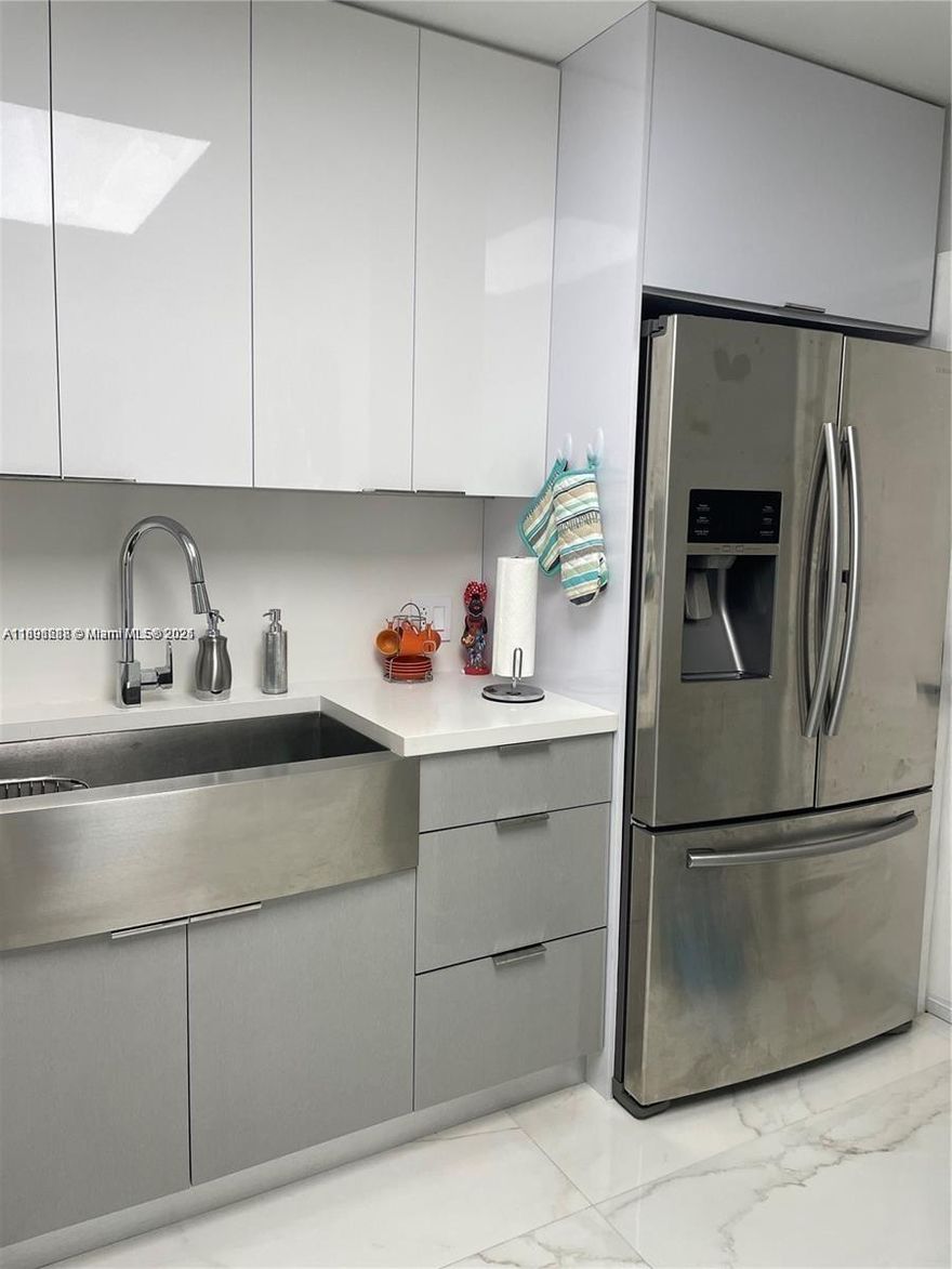 Fully furnished seasonal rental. Come bring your most discerning tenant. This unit features stainless steel appliances, renovated kitchen, porcelain tile floors throughout, renovated bathrooms, decorated with contemporary style furniture to make you feel like you are at home. This one bedroom convertible with two bathrooms offers a second open space for an additional open bedroom with a sofa bed. This unit faces north which offers the best of both worlds ocean view and some intracoastal view. Cable/internet is included. This full-service building offers two pools, restaurant, fitness center, game room, beach access with chairs and umbrellas provided. Look no further to spend your winter vacation in this beautiful home away from home.