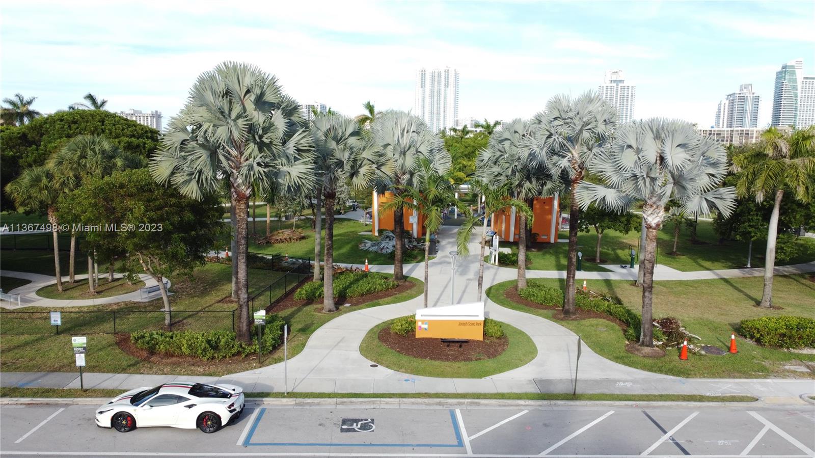 RARE FINDING,This spacious 2 bedroom corner unit is location in the subdivision of THREE ISLAND which is just a mile from Hallandale Beach. The unit offers an upgraded kitchen, stainless steel appliances, ceramic floors throughout and a freshly painted unit. Enjoy the community pool and tennis amenities. The Desoto Condominium is directly across from the Joseph Scavo Park, excellent for everyone of all ages to enjoy. Close to your choice of grocery store, Gulfsteam Park. This unit is for sale but presently leased until November 2023. Schedule a private showing with listing agent. This unit is a Gem and will not last!!!