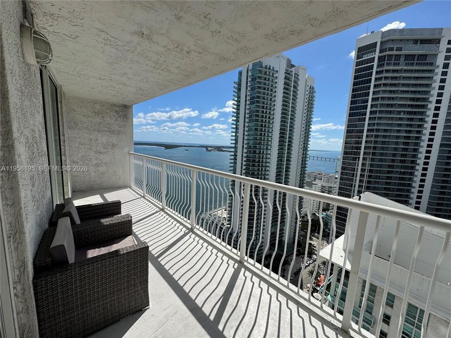 This beautiful 1 bed, 1 bath condo at The Club at Brickell is now available for rent. The unit features a spectacular water view of Biscayne Bay, a kitchen with granite countertops, an in-unit washer and dryer, and one assigned parking space.  The building offers premium amenities, including 24/7 security and doorman service, valet parking, a gym with high-end equipment, two lap pools, a jacuzzi, and a game room. Located in the heart of Brickell, the property is close from local restaurants and shops, and only two blocks from the Metro mover. Please note that sub-leasing is strictly prohibited.
