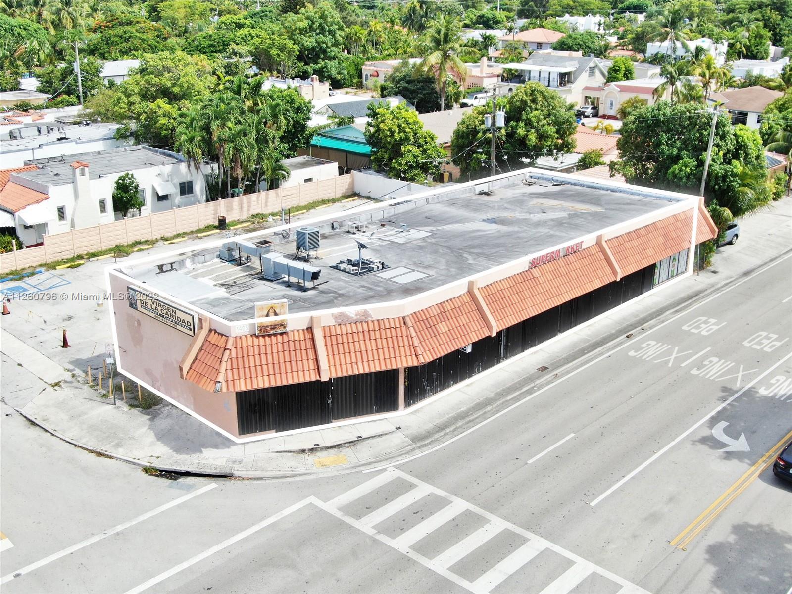 2nd Generation Kitchen and Market at the Nexus of Coral Gables, Shenandoah and the Roads. Truly unique offering, this site is an existing restaurant and market buildout with applicable licensing. Since the use is grandfathered in, and located in-between several affluent and growing residential neighborhoods, it provides a near monopolistic offering to the local area which itself is highly underserved for retail and dinning. The site also makes for a great ghost kitchen or similar take-out driven concept. 5,000sf building on a 11,000sf corner lot, with great presence on the street due to 0 setbacks, and a private parking in the back. Available for sale or lease.