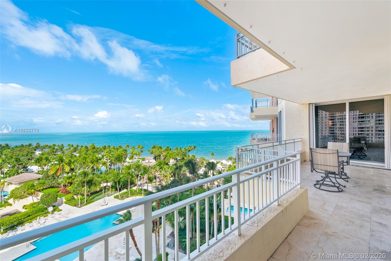 Incredible floor plan and sought after “E” model unit with 3,581 Sq Ft under A/C. This is the perfect height where you can enjoy the breathtaking views of the ocean and bay plus all the garden views Ocean Club has to offer with terraces on both sides. 4 bedrooms plus staff quarters and 4 ½ bathrooms make this a perfect home for any family. Indulge in the lifestyle where you are steps away from the beach, have access to tennis courts, pools, gym, spa, children’s playground, concierge, security, valet service and so much more. Easy to show.