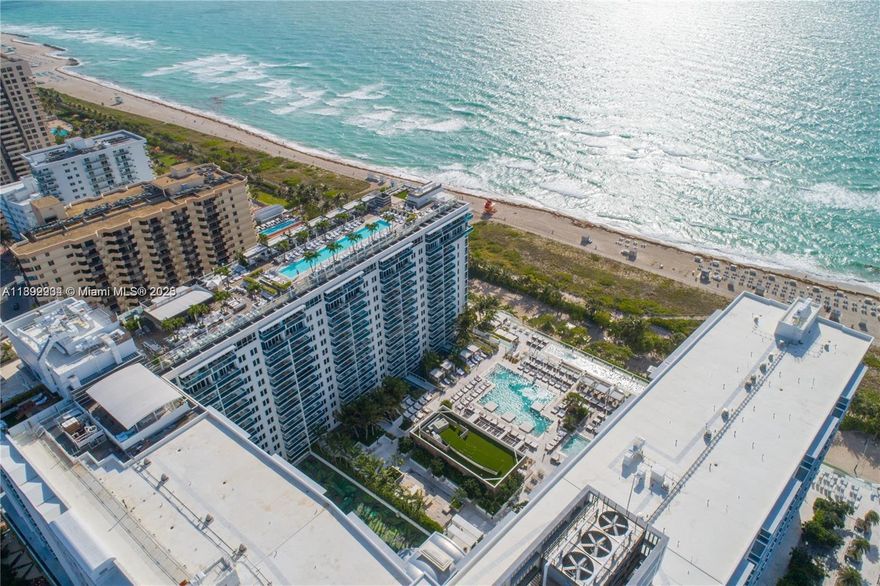 Welcome to paradise!! Oceanfront resort lifestyle living in the famous Roney Palace. Enjoy One Hotel Amenities: 3 oceanfront pools, jacuzzi, towel service, poolside bar & restaurant, private cabanas, luxury dining & retail, rooftop bar and restaurant, new state-of-the-art gym & Bamford Wellness spa, 24 hr security & valet, oceanfront boardwalk & more. This beautiful one bedroom and bathroom features a powder room, modern new furniture and balcony with eastern exposure facing the ocean. Rent includes valet parking for 1 car, premium cable TV, WIFI, water & air conditioning. Conveniently Located close to shopping, restaurants, nightlife.
