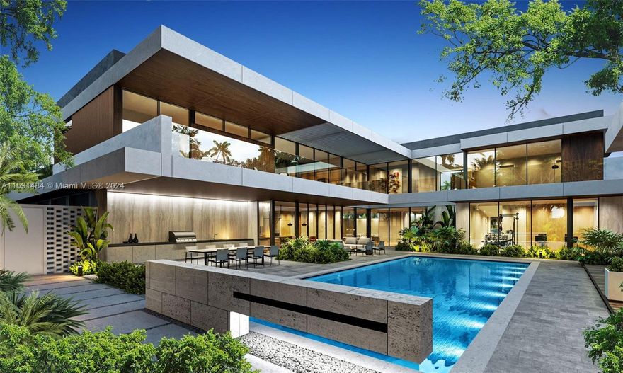 Welcome to Villa Luminosa - a rare opportunity to own one of the largest lots in North Grove—a sprawling 16,500-square-foot corner property currently under construction. This luxury home, designed by the renowned Varabyeu Partners and soon to be completed, will feature approximately 11,000 square feet of air-conditioned living space. With 5 spacious bedrooms, 6.5 bathrooms, plus staff quarters with an ensuite bathroom, a gym, and a movie theater, this residence is crafted to harmonize indoor and outdoor living for ultimate comfort, elegance, and sophistication. Don’t miss the chance to make this exceptional North Grove property yours, conveniently located near top schools, parks, and Cocowalk. The completion is anticipated around summer 2025.