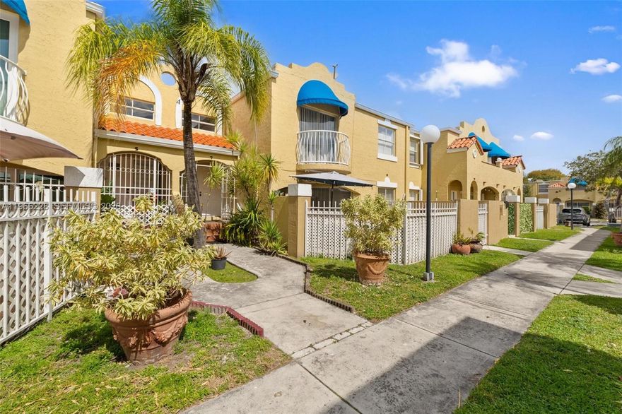 Beautiful Townhome in Prime Location! Welcome to this well-maintained townhome featuring 2 bedrooms, 2 full bathrooms, and a convenient half bath on the first floor, perfect for guests. Located in a highly desirable and strategic area between Fountainbleau and Doral, this home is less than 10 minutes from Miami International Airport and offers easy access to major highways, shopping centers, restaurants, and top-rated schools. Priced accessibly for the area, this property presents a great opportunity in a high-demand location. Seller motivated — bring your best offer and schedule your private showing today!