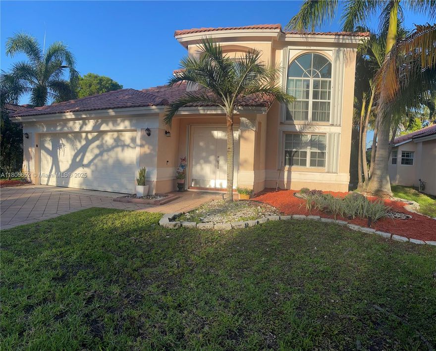 Introducing this beautiful 2-story home with 3/2.5 baths, located in the desirable Sawgrass Preserve.
This home offers the perfect blend of style, space, and functionality with high ceilings and an abundance of natural light throughout. The well-designed floor plan includes a separate formal living and dining area, ideal for entertaining, along with a renovated kitchen featuring white cabinetry and stainless-steel appliances—as stylish as it is practical. Wood look Burton porcelain tile throughout the home and is complemented w/dual zebra shades, adding a sleek, modern touch, Low HOA.
Step outside to your own private backyard oasis with a gazebo, the primary suite is conveniently located on the first floor. Upstairs, you’ll find two generously sized bedrooms, providing comfort and space.