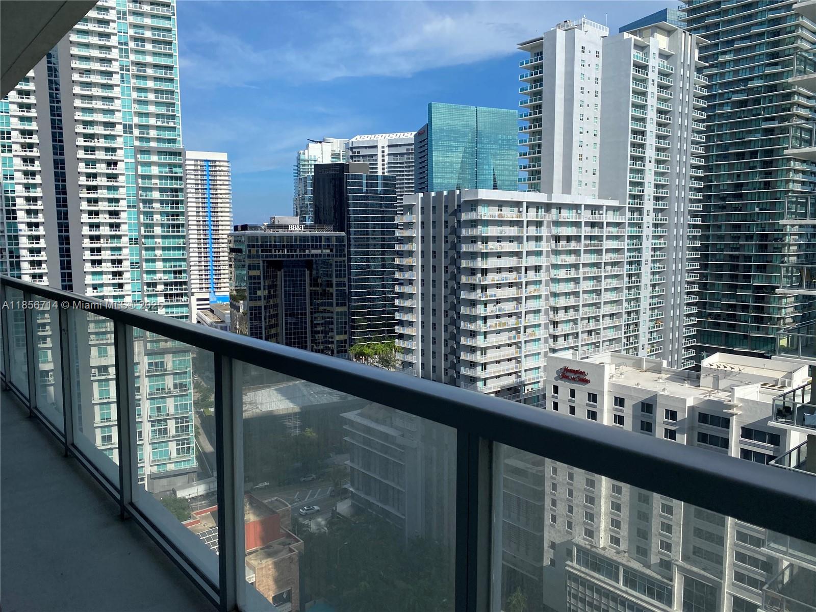 Best location in Brickell. 2 bedrooms plus den, 2 bathrooms. Can be rented unfurnished or furnished. Open concept kitchen with stain still appliances. Large closets. Great amenities , Fitness Center, infinity pool, playroom, business center, BBQ area and more. Walking distance to Mary Brickell Village and the new Brickell City Center, restaurants, bars.