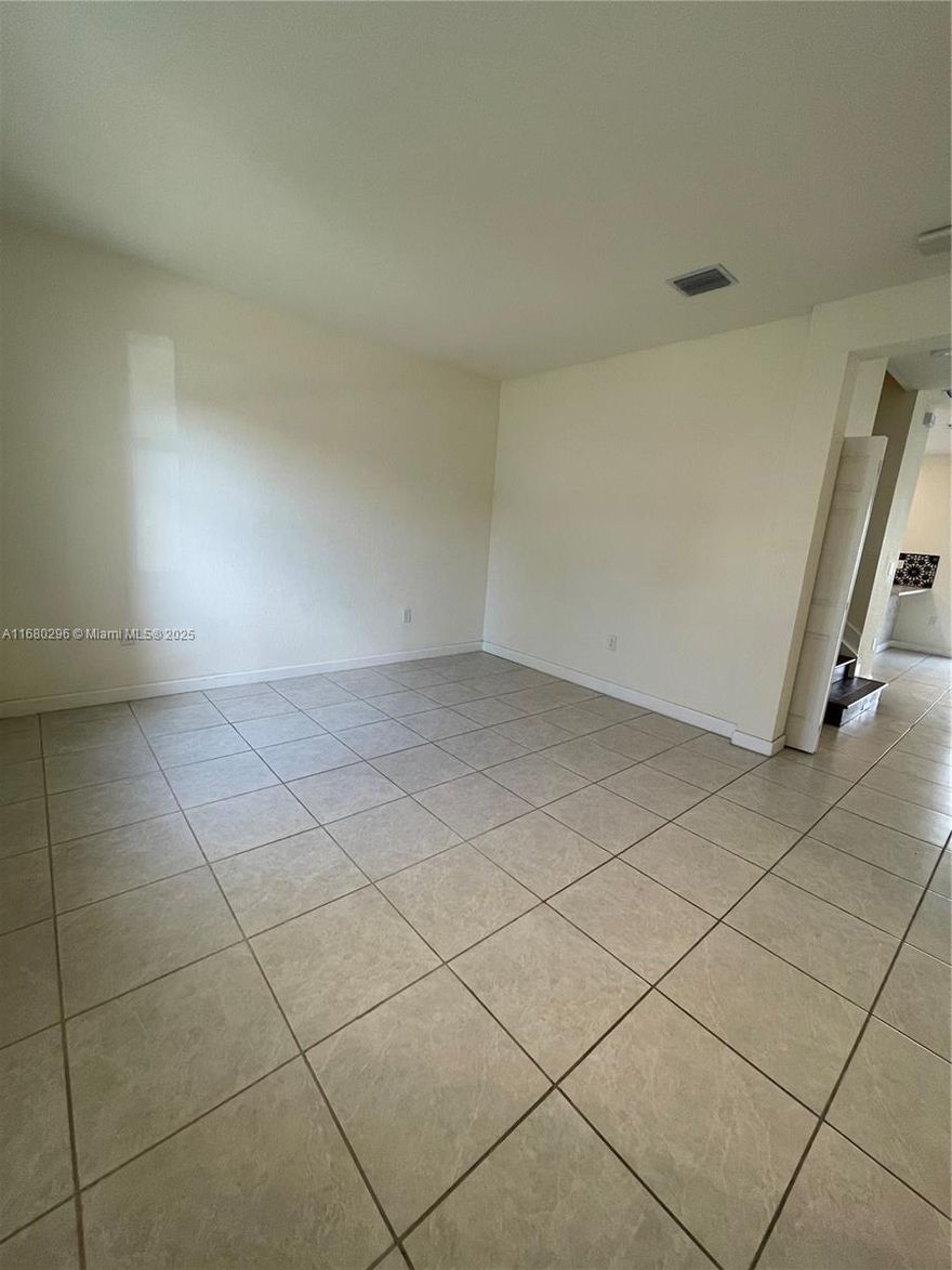 Easy to Show! Beautiful Villa with great layout: 3 bedrooms, 2.5 bathrooms. Turf on the patio, upgraded kitchen, tiles on the first floor and laminated on the second.  Excellent location inside the community.  Amenities include two clubhouses, two community pools, water park for kids, playground area. The area is one of the most desired by Buyers and Renters because it's closed to major access roads, such as Turnpike, I-75, Palmetto, Okeechobee; supermarkets like Walmart, Publix, Aldi, and more.  Schools, Restaurants, Offices, etc. 2 parking spaces assigned right in front of the unit