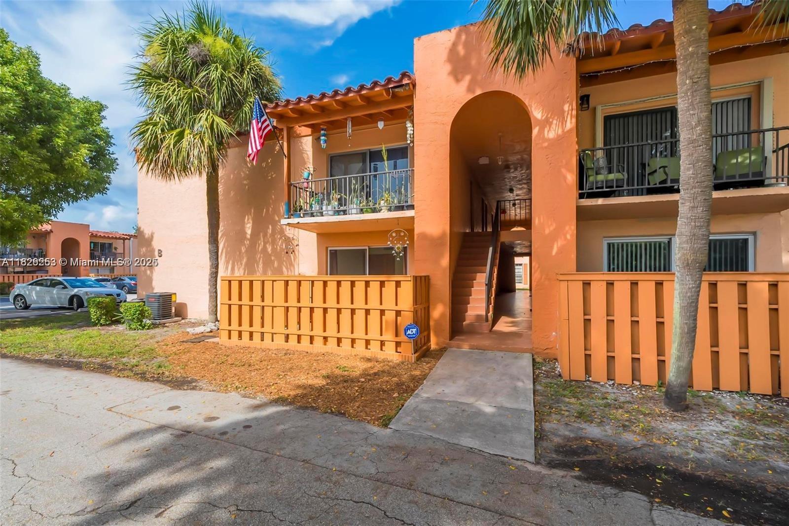 Move-in ready first-floor condo in desirable Miami Lakes with a split floor plan, private fenced backyard, and assigned parking. This 2-bed, 2-bath home features tile floors throughout, updated LED lighting, zebra blinds, fresh paint, a 2025 AC, and a tankless water heater. The well-kept community offers a pool, tennis court, and ample guest parking. Surrounded by scenic lakes, golf courses, and vibrant Main Street shops and dining. Zoned for A-rated schools with easy access to 826 and top parks. Can be rented immediately great investment potential. Ask about 3% down payment options.