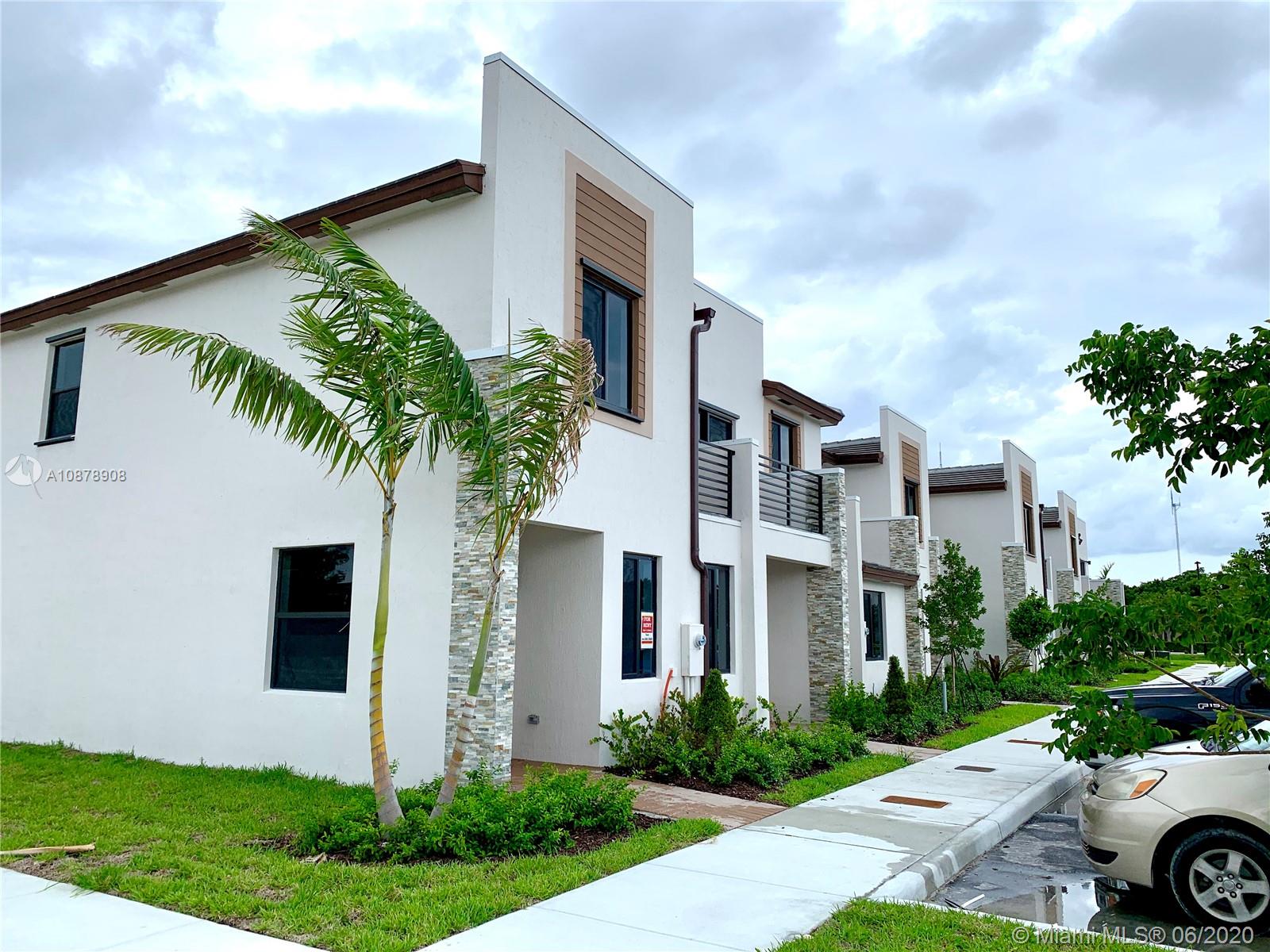 Via Ventura #20700 -FOR RENT brand new CORNER townhouse (model Solano, 1,545sqf).Just 10min from Aventura Mall. 3 bedrooms+2.5 bathrooms.Conveniently located in new development VIA VENTURA by Lennar. This unit is PREMIUM LOCATED:CORNER UNIT,GREEN are in front,GREEN area in back.Close to entrance and future clubhouse/pool.Smarthome equipped unit featuring Amazon’s Alexa EchoDot.Beautiful curb look with front garden,also backyard with grass.Smart wifi thermostat, washer&dryer, tankless water heater,Ring video doorbell, digital door lock.New community,close to highways (i95 & Turnpike)close to shops,banks,
supermarkets, and 10 min to Aventura Mall. Please see virtual tour link included in listing.Req: 1st month and 2month security deposit (no last month).Unbeatable!!! You see it, you rent it