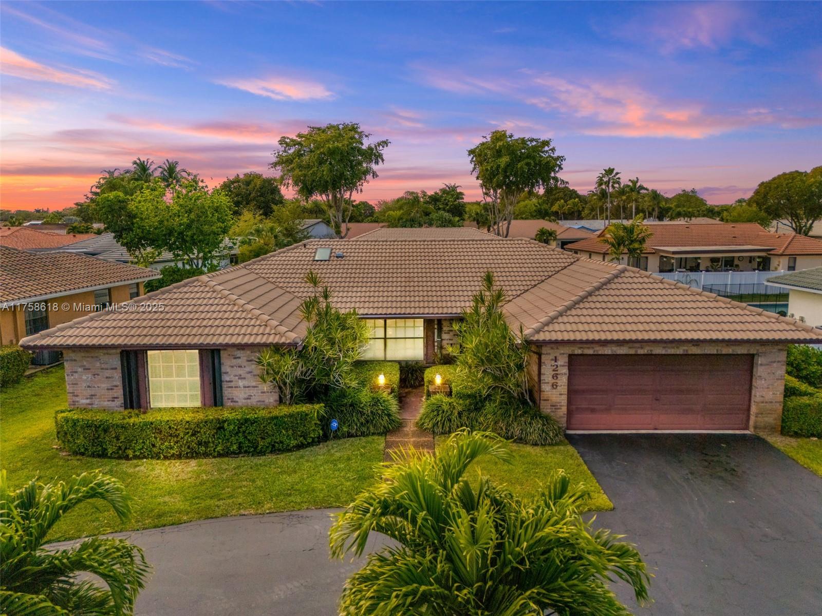Property for Sale at 1266 Nw 111th Way, Coral Springs, Broward County, Florida - Bedrooms: 4 
Bathrooms: 3  - $745,000